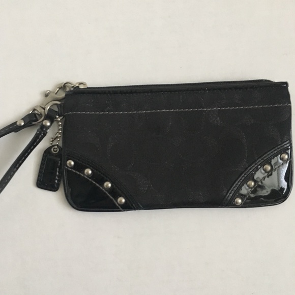 Coach Handbags - Small studded Coach wristlet